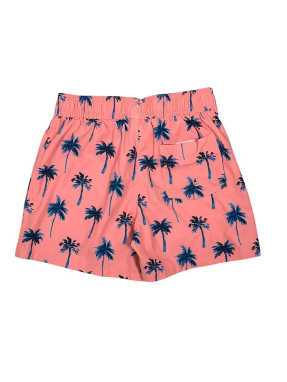 Abercrombie Kids Swim Shorts Pink Palm Tree Lined Board Shorts Youth Size 9/10